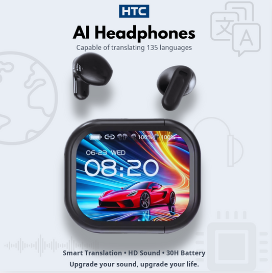 HTC AI Headphones – Smart Translation & HD Sound